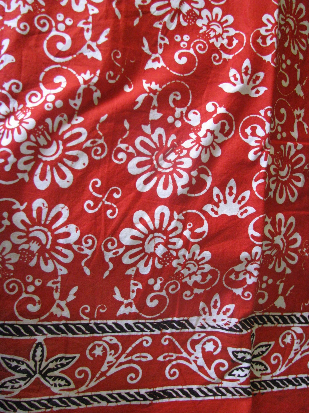 Rumah Kain Batik: Batik Cap Bondowoso Motif Daun Ketela