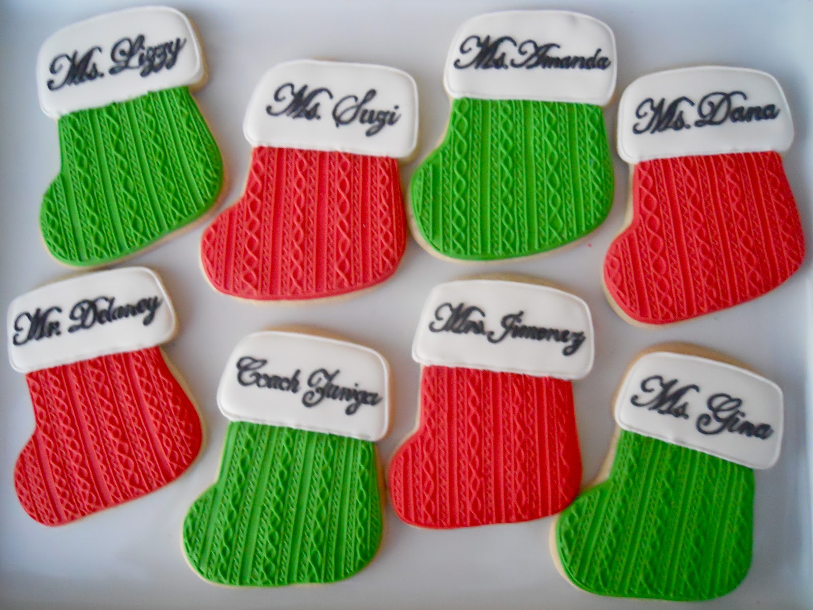 .Oh Sugar Events Cable Knit Cookies