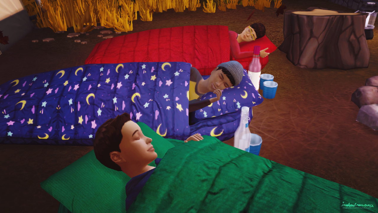 Sims 4 CC's The Best Sleeping Bags and Poses by Inabadromance