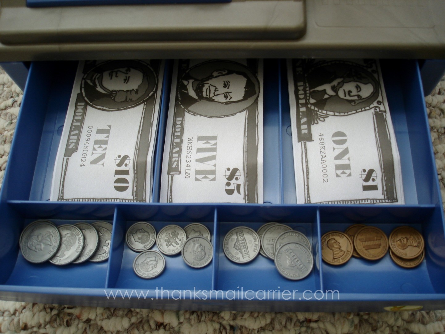 Thanks, Mail Carrier Zillionz Talking Cash Register {Review}