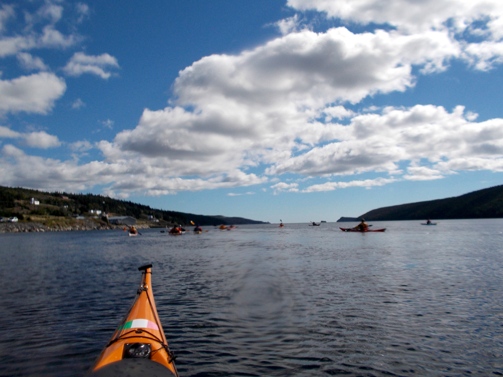 My Newfoundland Kayak Experience Club paddle in Aquaforte