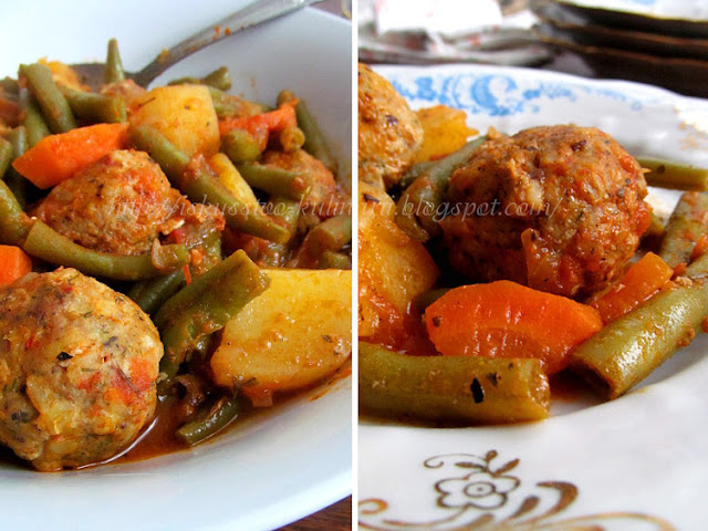 "Sebzeli Köfte" - овощной соус с тефтелями по-турецки