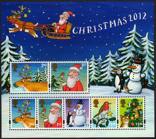 2012 Christmas miniature sheet.