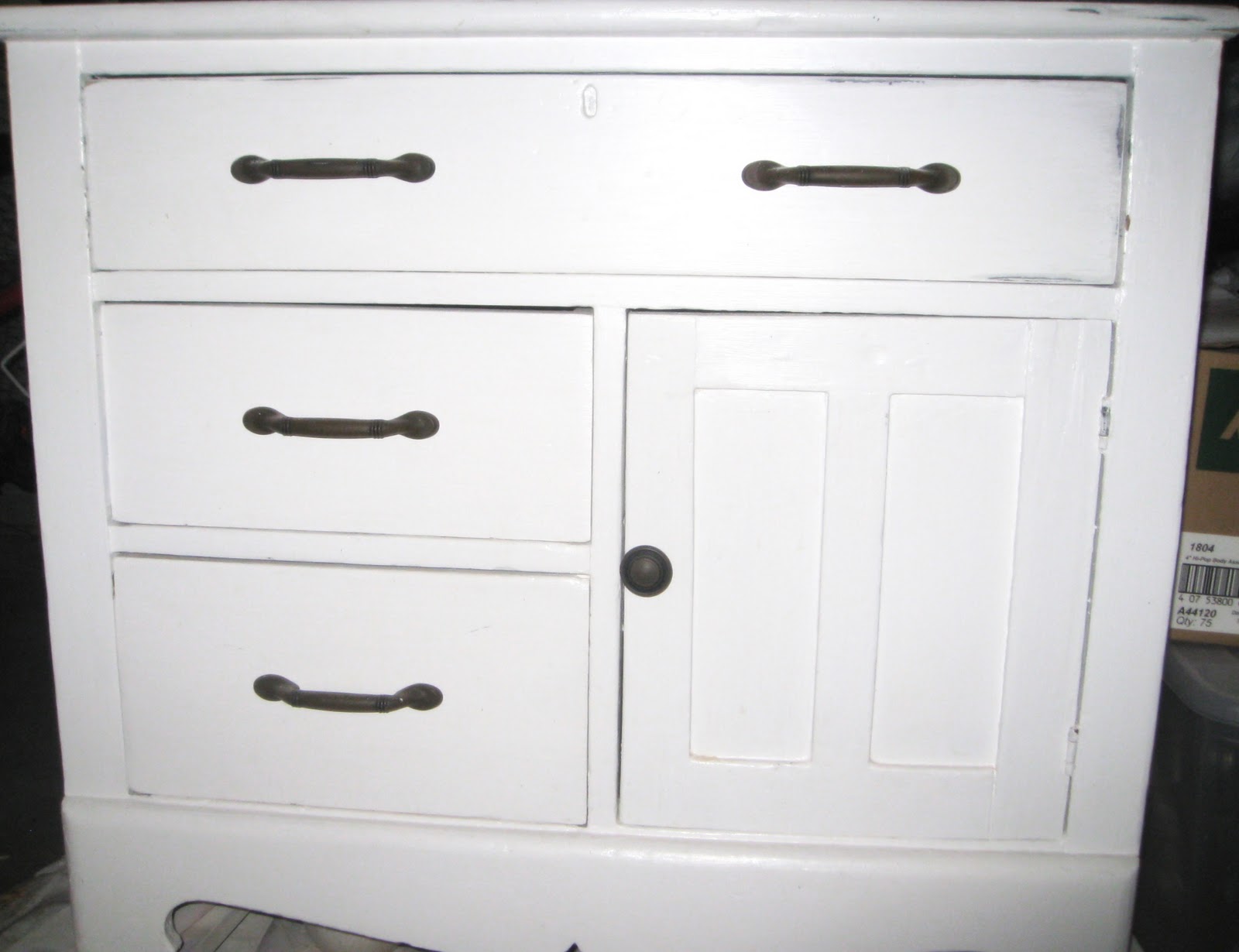 Simply Projects Small White Dresser Redo and Redo again...
