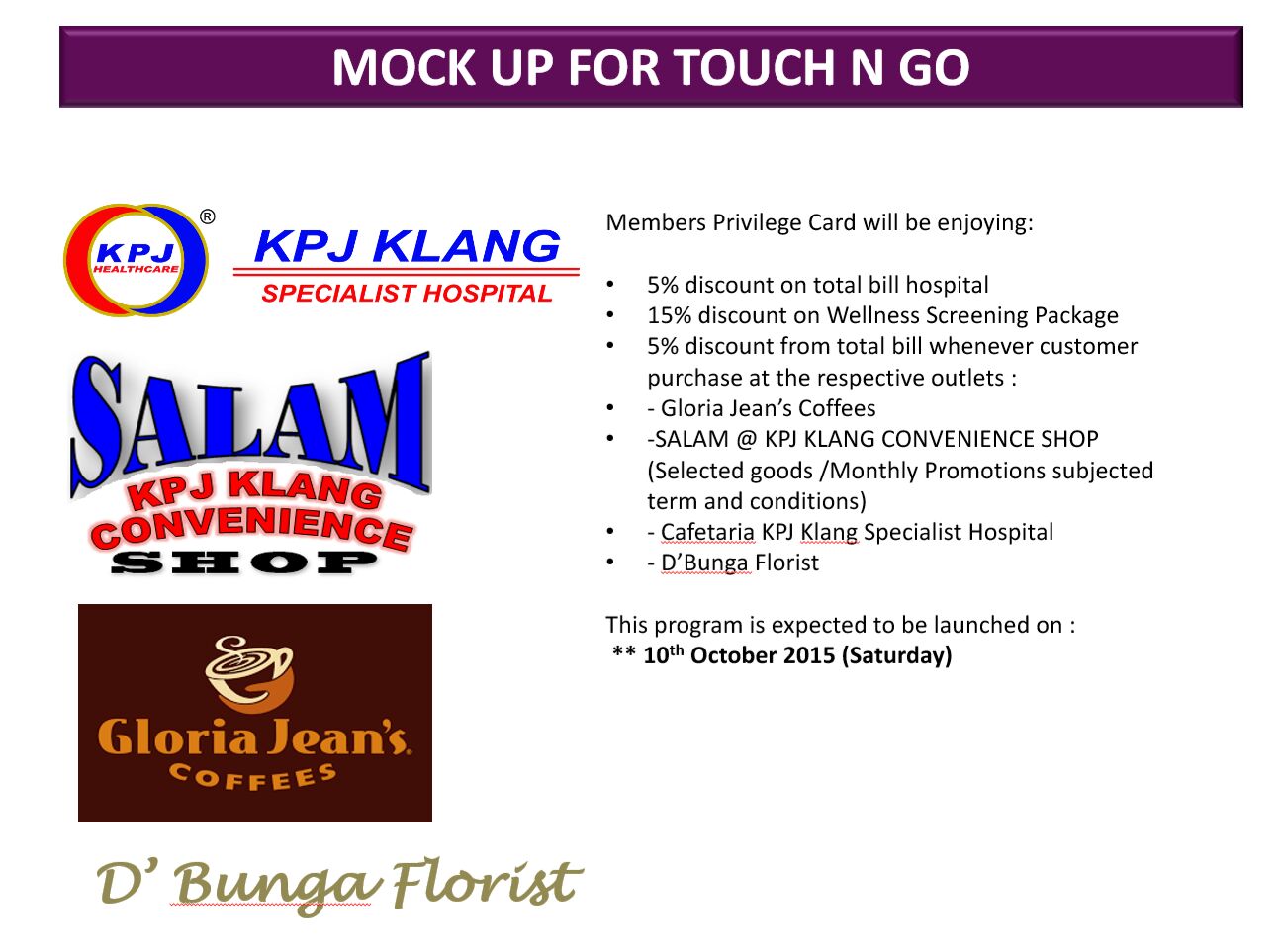 KPJ Klang Members Privilege Card