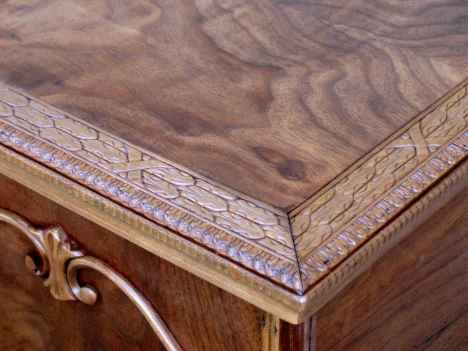 The Craftsman New Veneer on a Cedar Chest