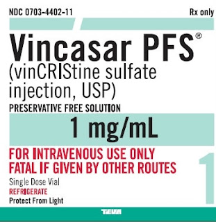 Nursing Implications for Vincristine Sulfate Vincasar PFS