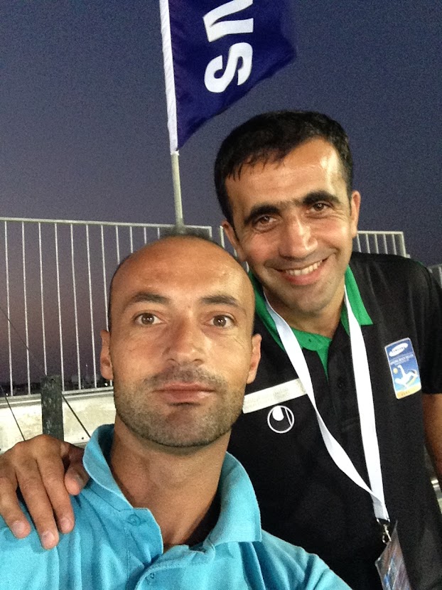 Paulo Viola e MAMEDOV (Arbitro Azerbaijao)