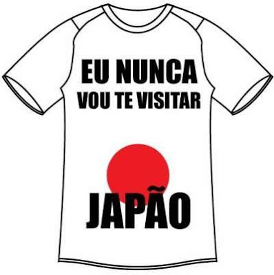 Camisa do Corinthians: Japão, eu nunca vou te visitar, porque não ganho a Libertadores.