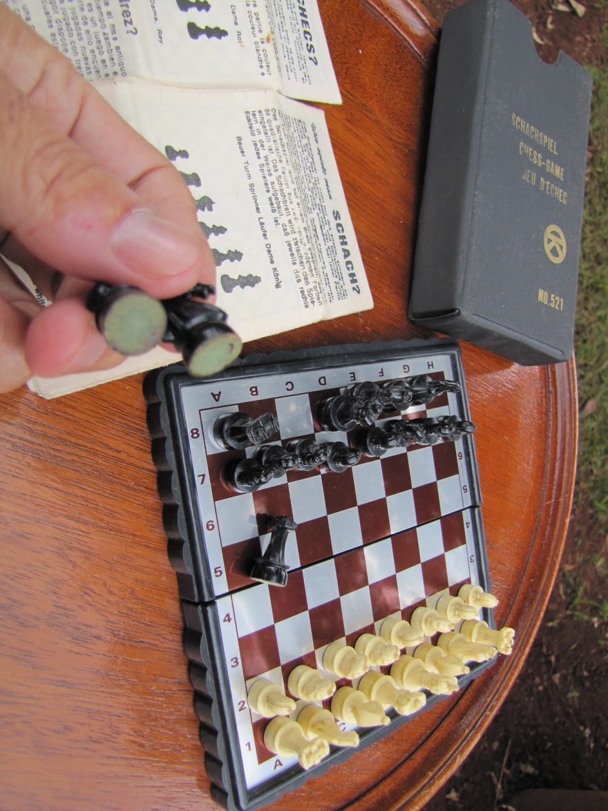 Pocket Chess Set From Germany Kenya Chess Masala