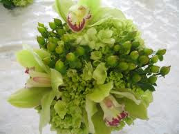 مدل دسته گل عروس 2013 Green+Wedding+Bouquet مدل دسته گل عروس 2013