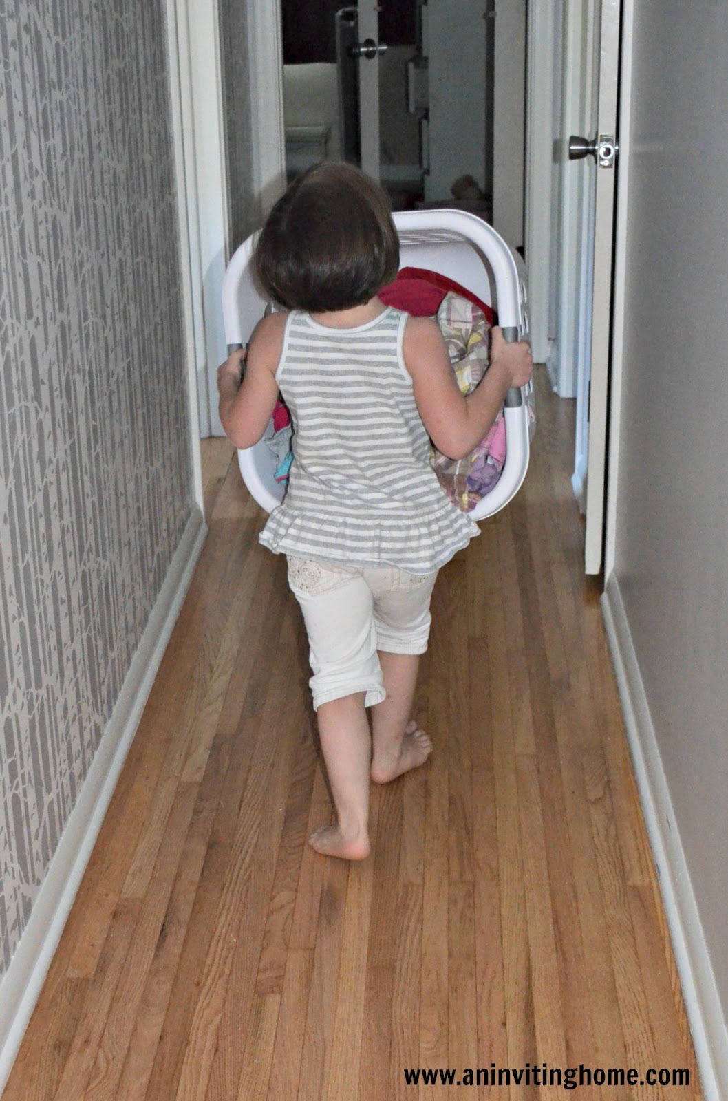 An Inviting Home Laundry For A Family Of Seven In Less Than One Hour Per Week!