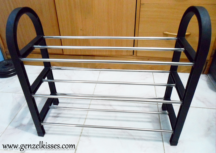 My Mini Shoe Rack from Daiso Genzel She Sings Beauty