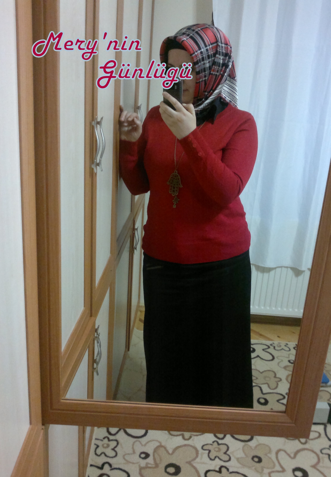 Mery�nin Günlüğü Kırmızı Siyah Bir Kombin ve Yeni Moda�dan Aldığım