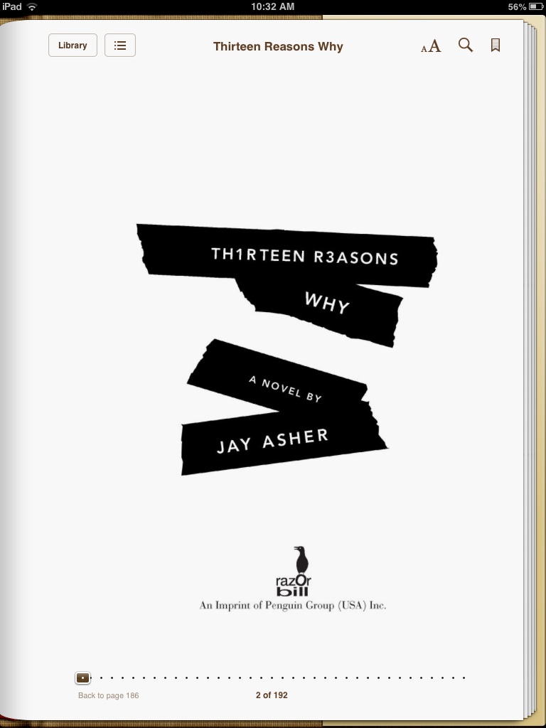 13 reasons why book review Read what people think about thirteen reasons why by jay asher, and write your own review. 13 reasons why book review Read what people think about thirteen reasons why by jay asher, and write your own review.