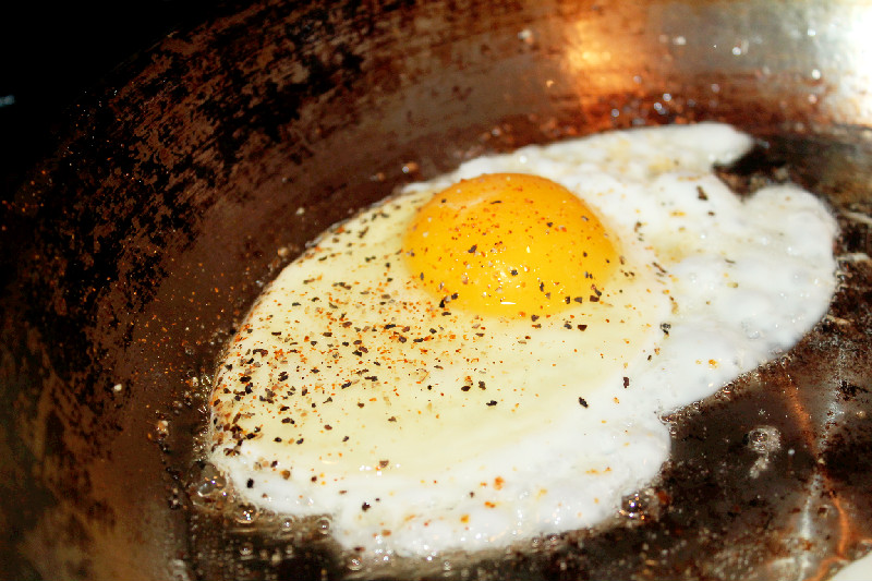 Creole Contessa Pastrami Bacon BLT with Fried Egg and The Easy Greasy
