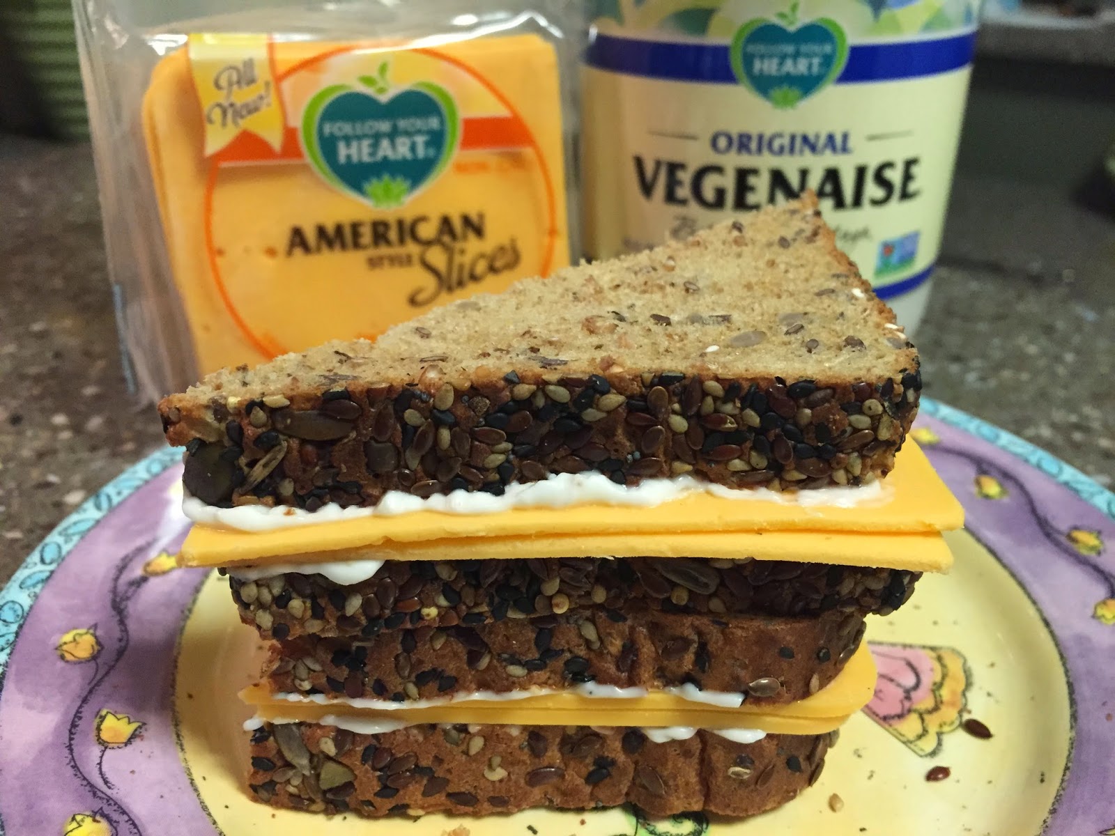 A (soy) Bean Follow Your Heart Vegan Cheese Slices and Blocks