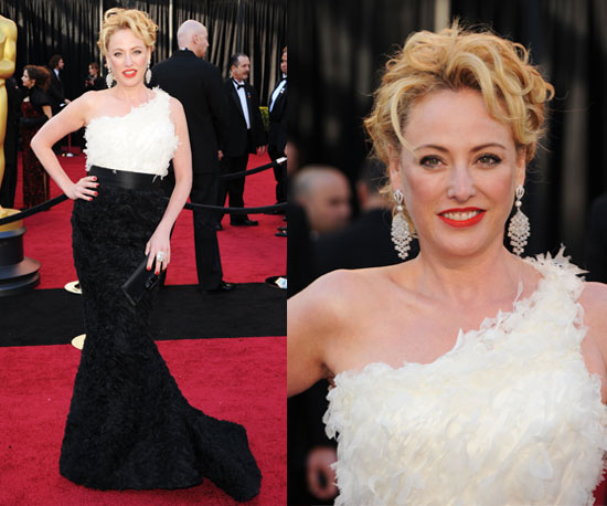Virginia Madsen in Romona Keveza This dress answers the ageold question