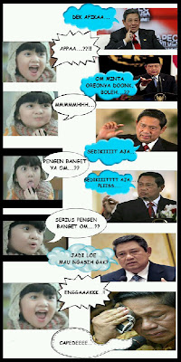 Gambar Komik Parodi Afika dan SBY  