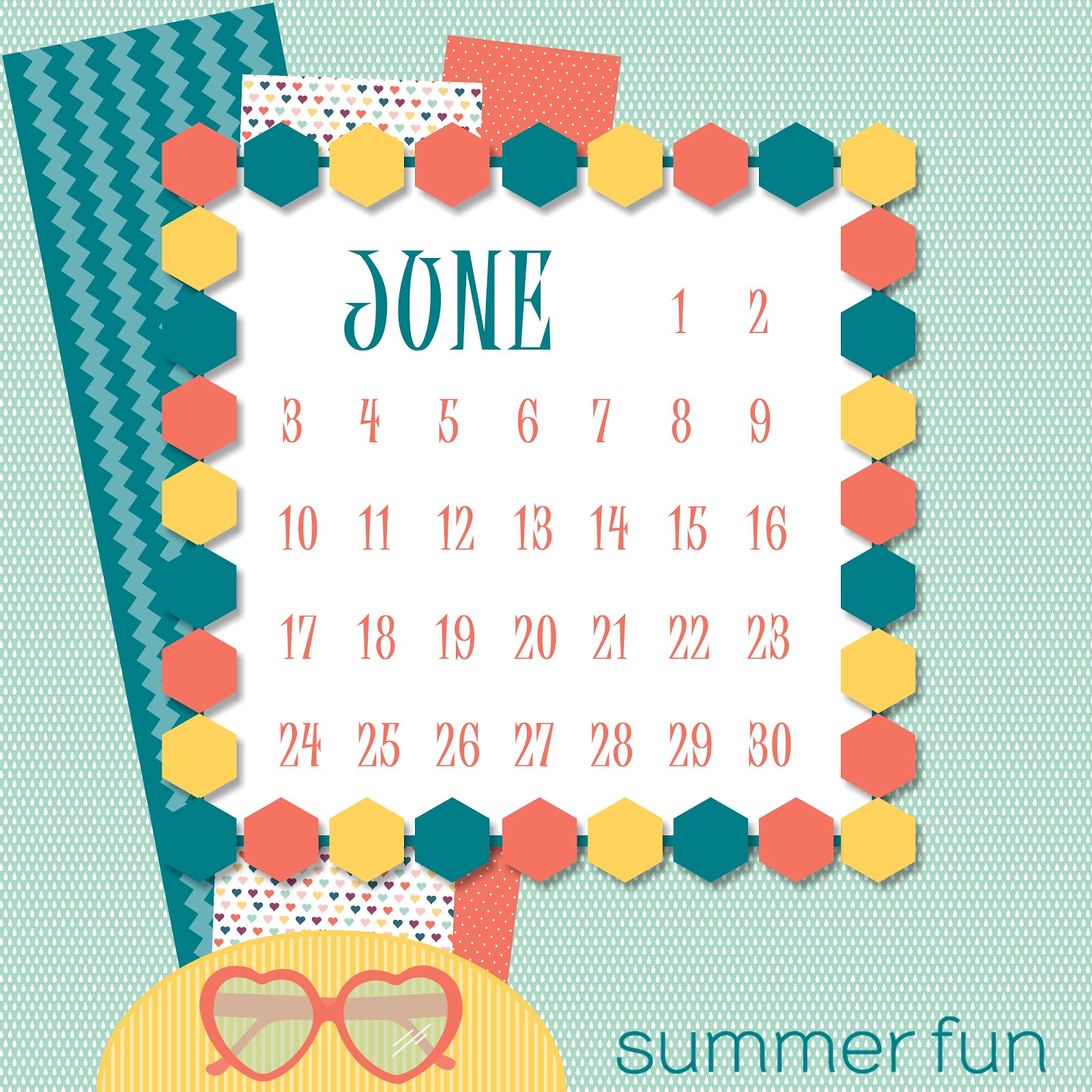 Stamping With Sass: June 2012 Calendar
