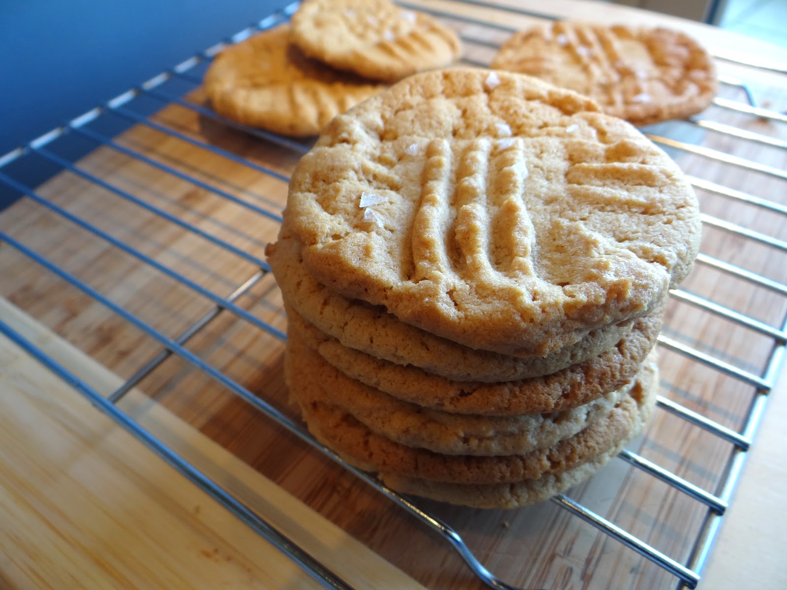 Words & Cake Bake, Eat, Write, Read 6Ingredient Peanut Butter Sea Salt Cookies
