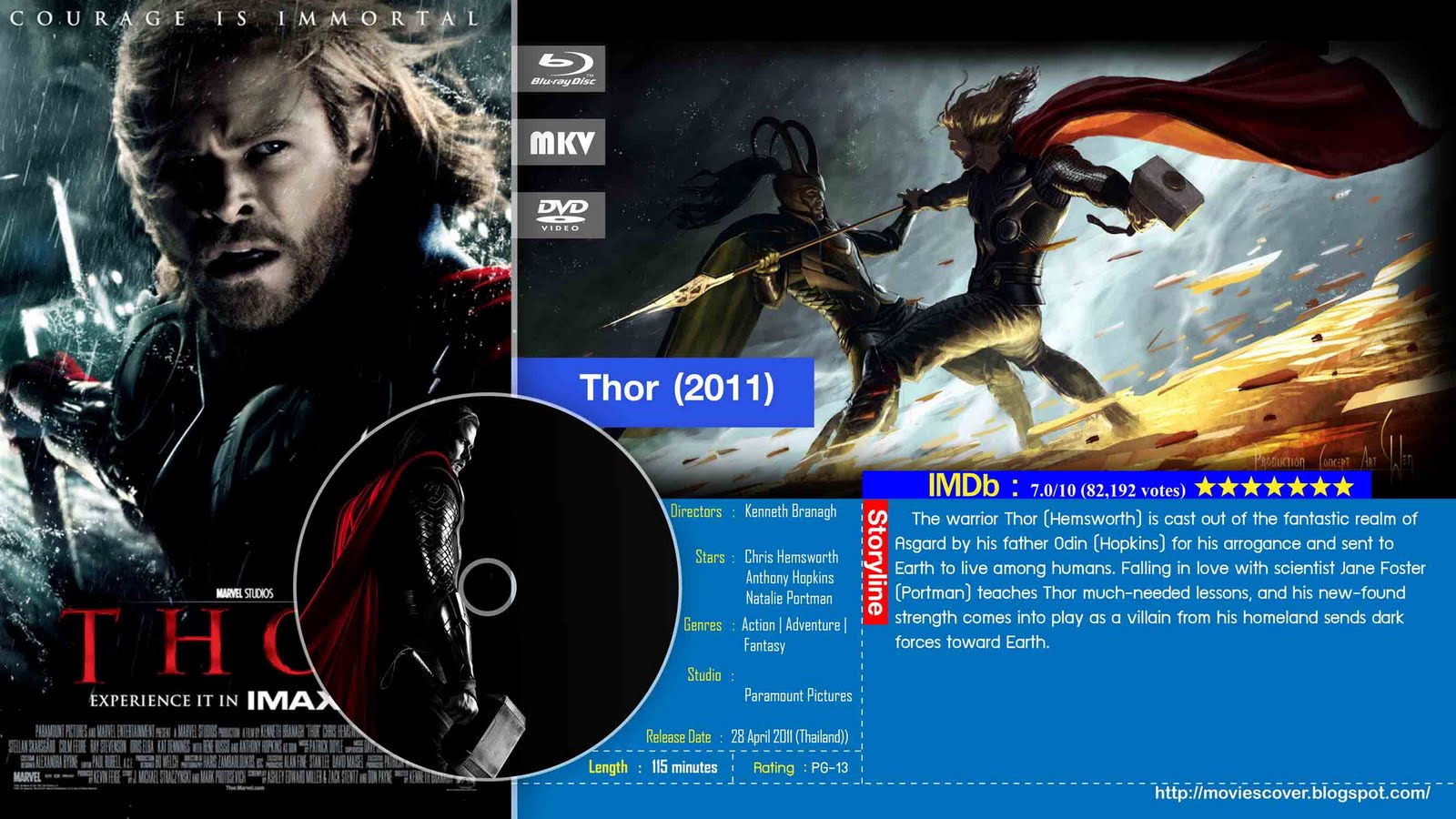 Thor (2011) ~ Movie Cover
