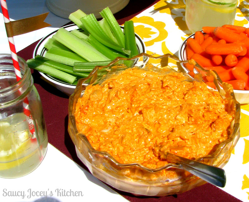 Saucy Jocey's Kitchen Buffalo Chicken Wing Dip