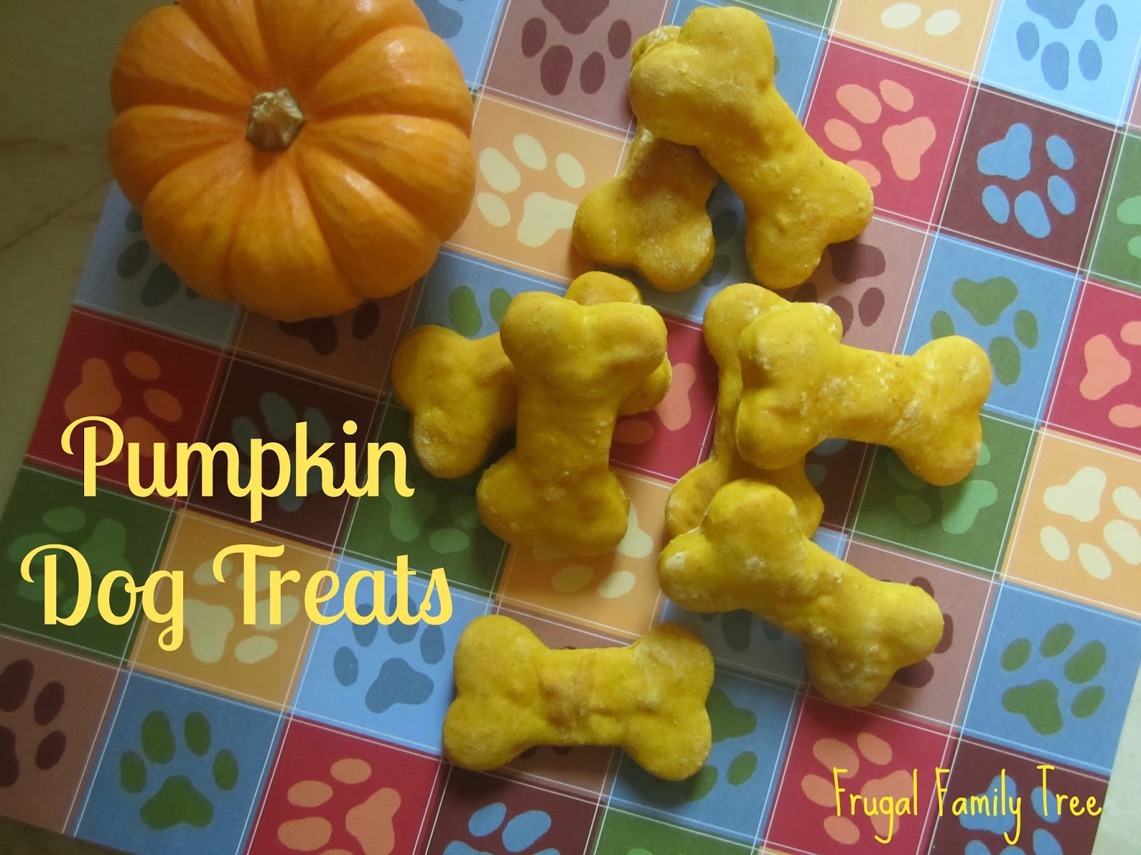 Recipe For Pumpkin Dog Treats Frugal Family Tree