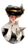Victorian Lady Having Tea