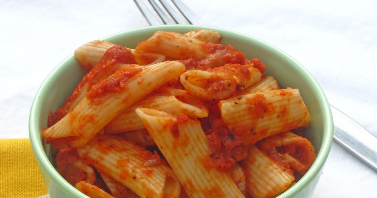 Penne With Homemade Roasted Pepper Sauce (the Easiest Ever!)