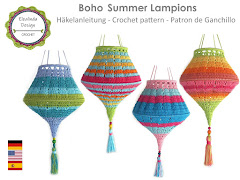 Boho Summer Lampions Häkelanleitung