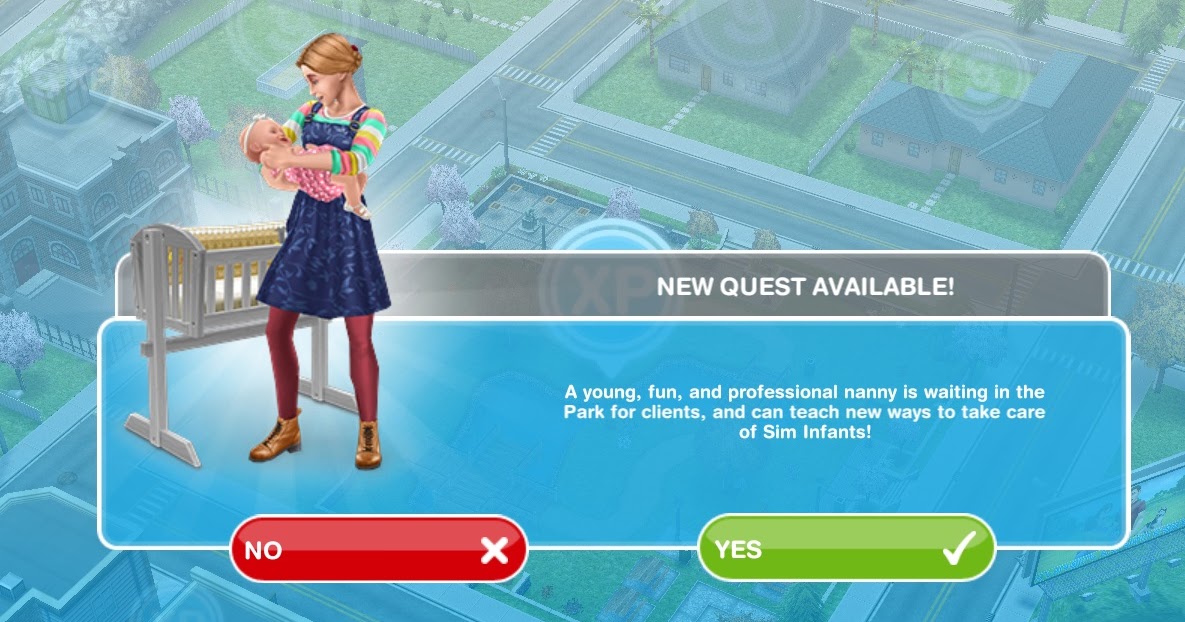 Sims Freeplay Quests and Tips Discovery Quest Nanny Knows Best