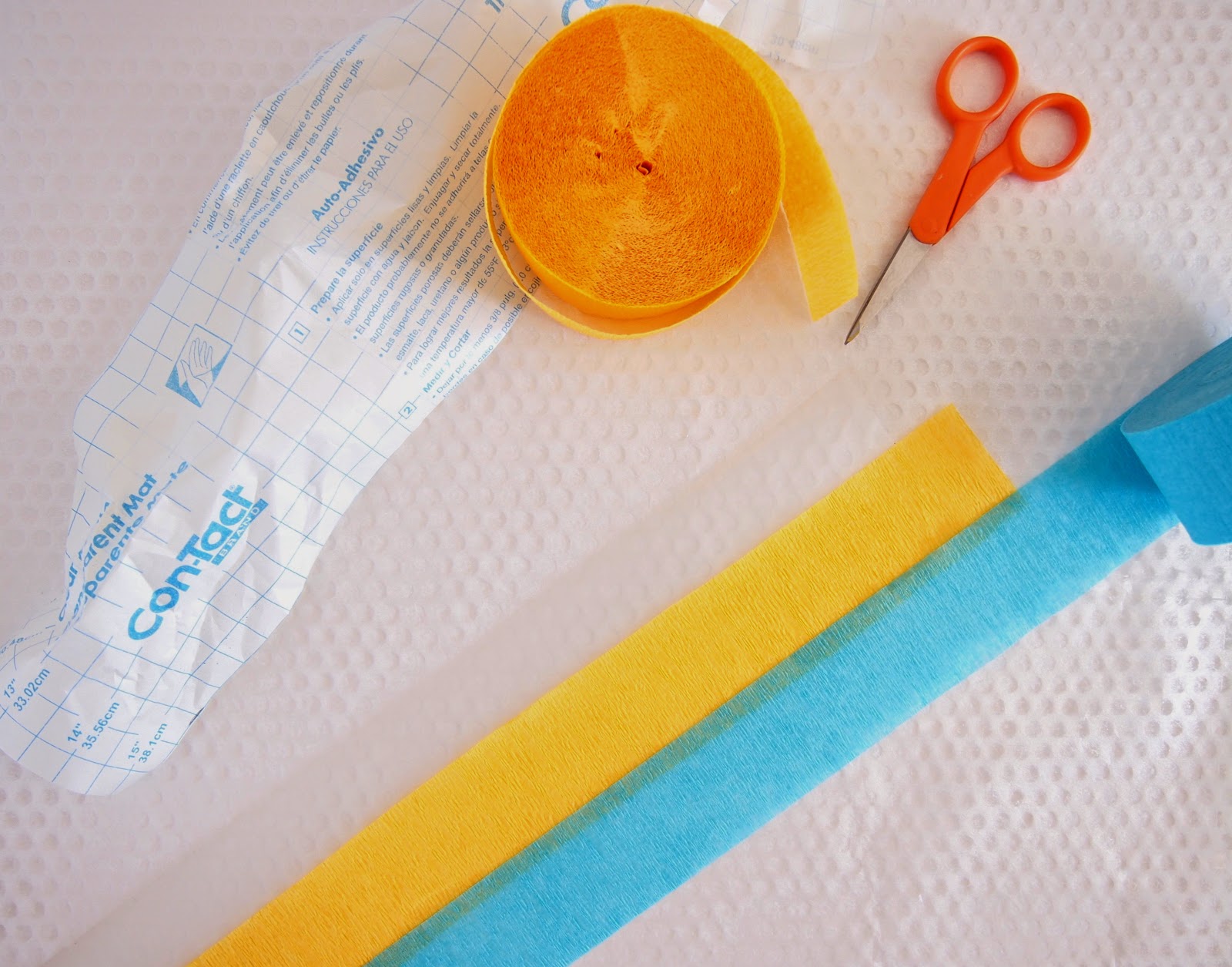 The Tiny Funnel Crepe Paper Easter Egg Garland