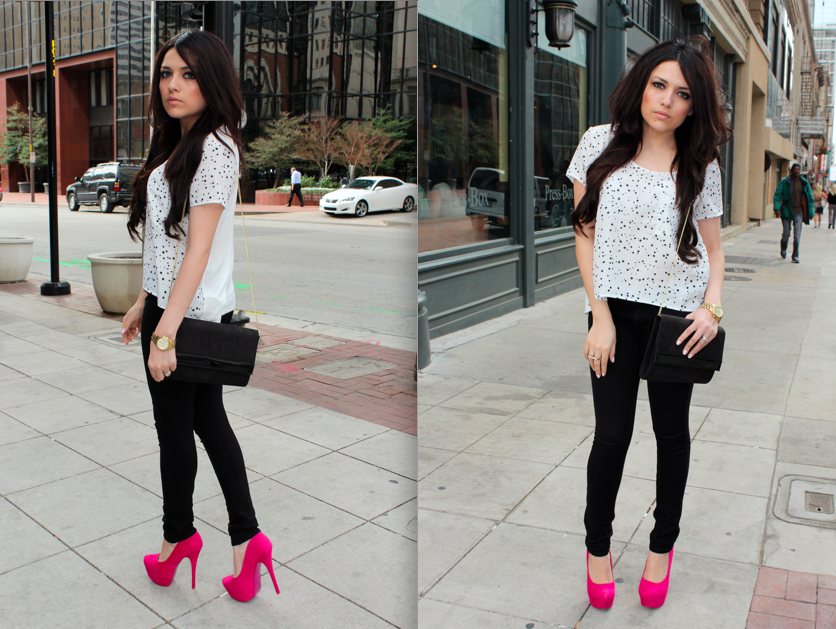 Kim Kardashian Inspired Stars + Pink Pumps Ashley Meza