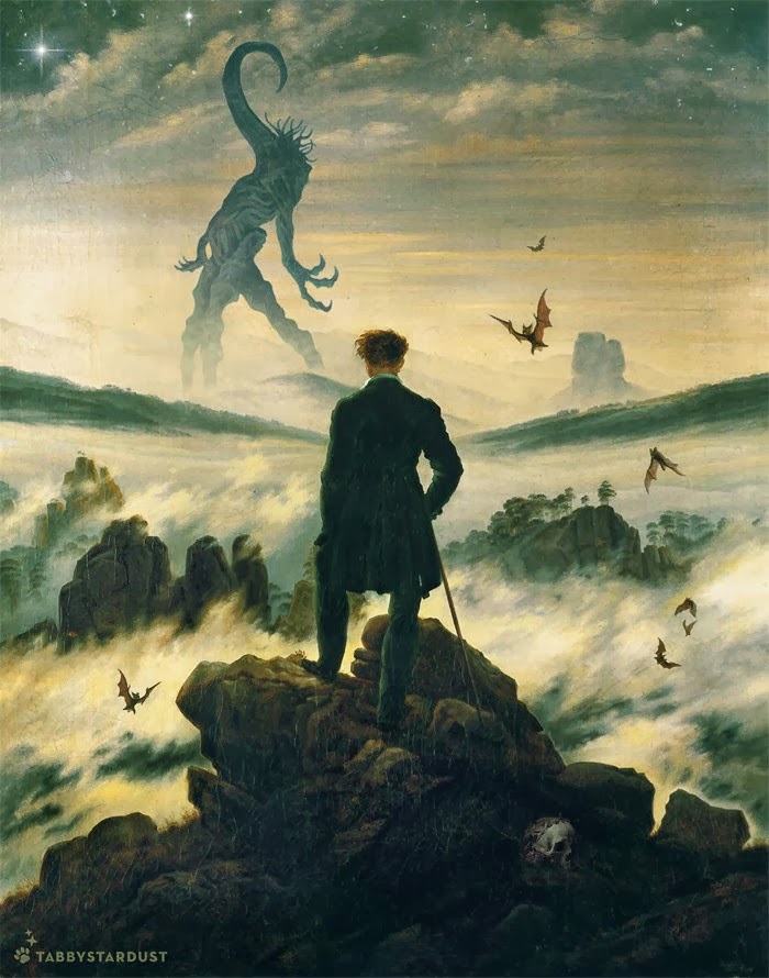 The Cryptic Corridor: Lovecraftian "Wanderer above the Sea of Fog"