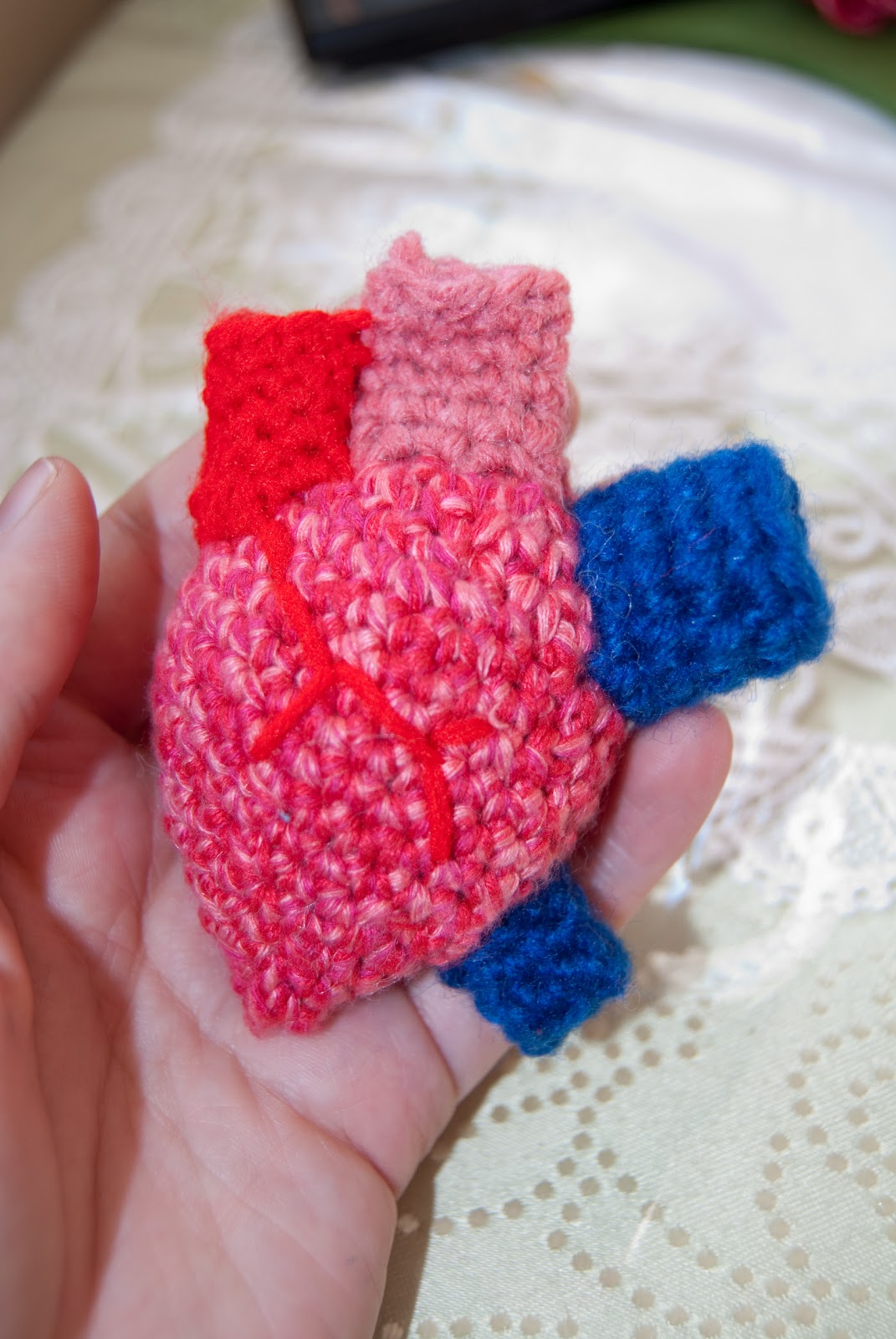 Less Than Three: Crochet Anatomical Heart (pattern with ...