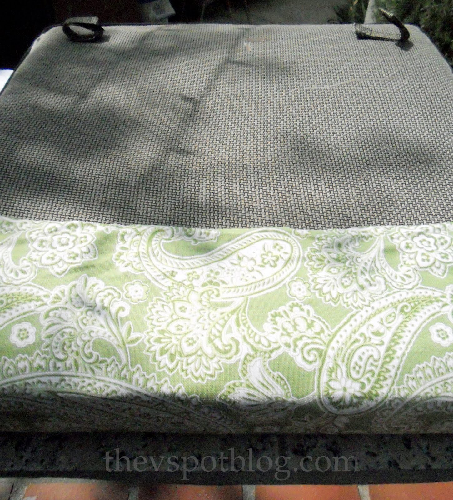 » If you can wrap a gift, you can recover a chair cushion….