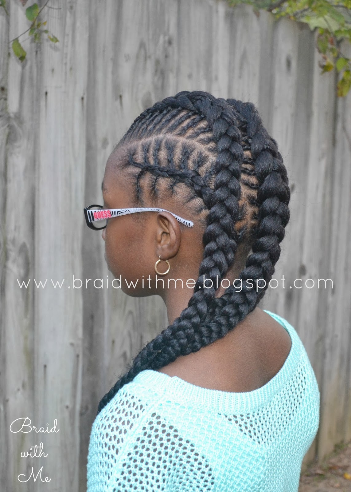 Beads, Braids and Beyond: Natural Hairstyle for Kids: Fish Bone Cornrows