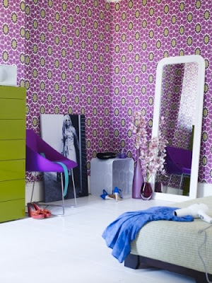 Design Classic Interior 2012: Habitación Romántica Púrpura, lindo