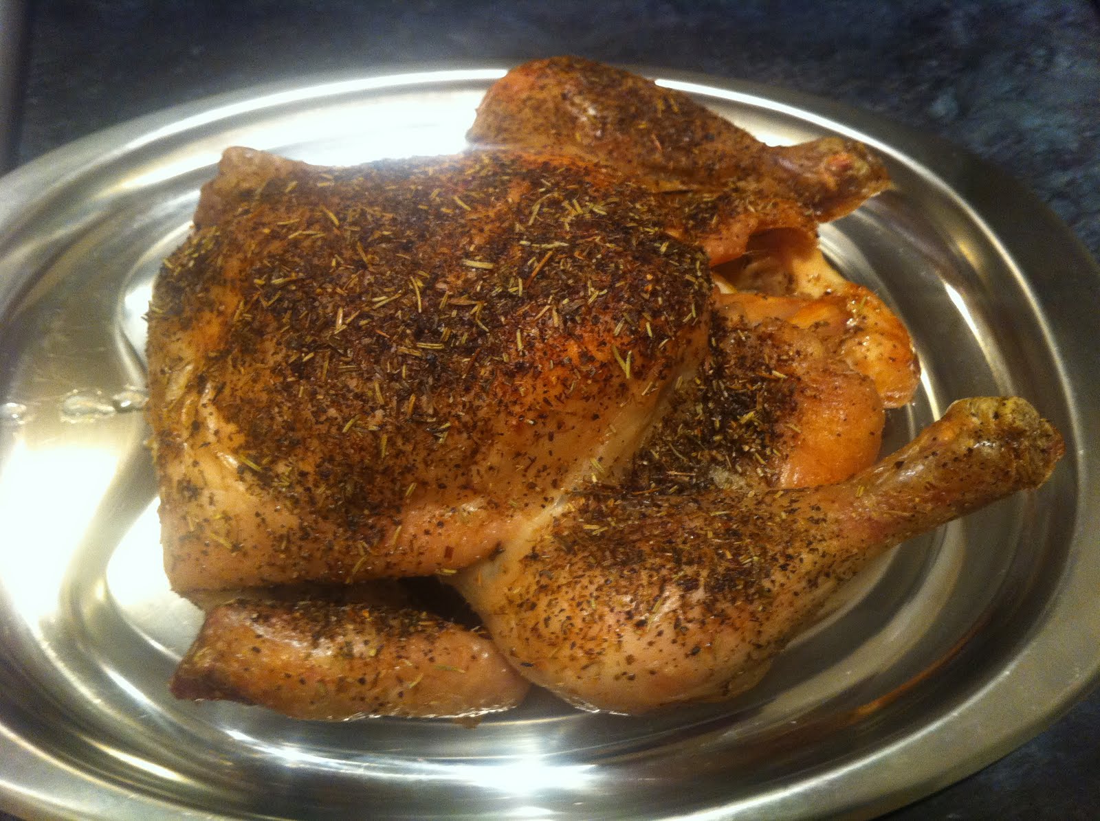 The lone gourmet A roast chicken, French style