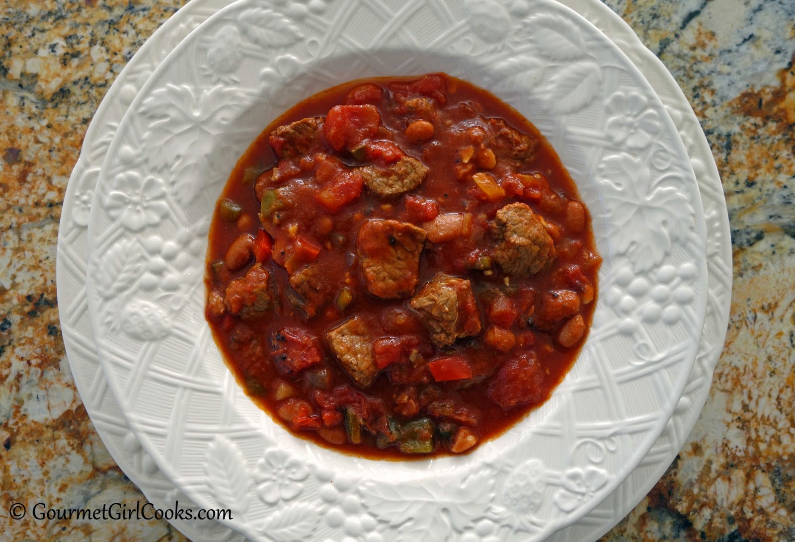 Gourmet Girl Cooks Chili Beef Stew Soup Slow Cooker Style