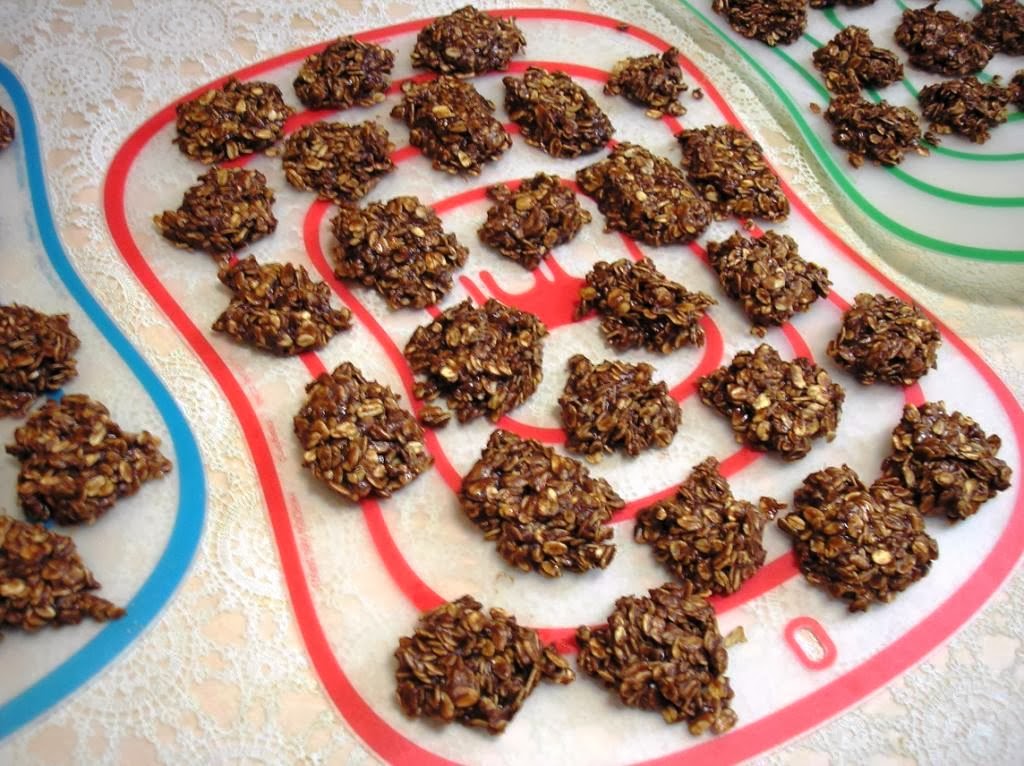 The Woman on the Hill A treat in Mom's Kitchen No bake cookies!
