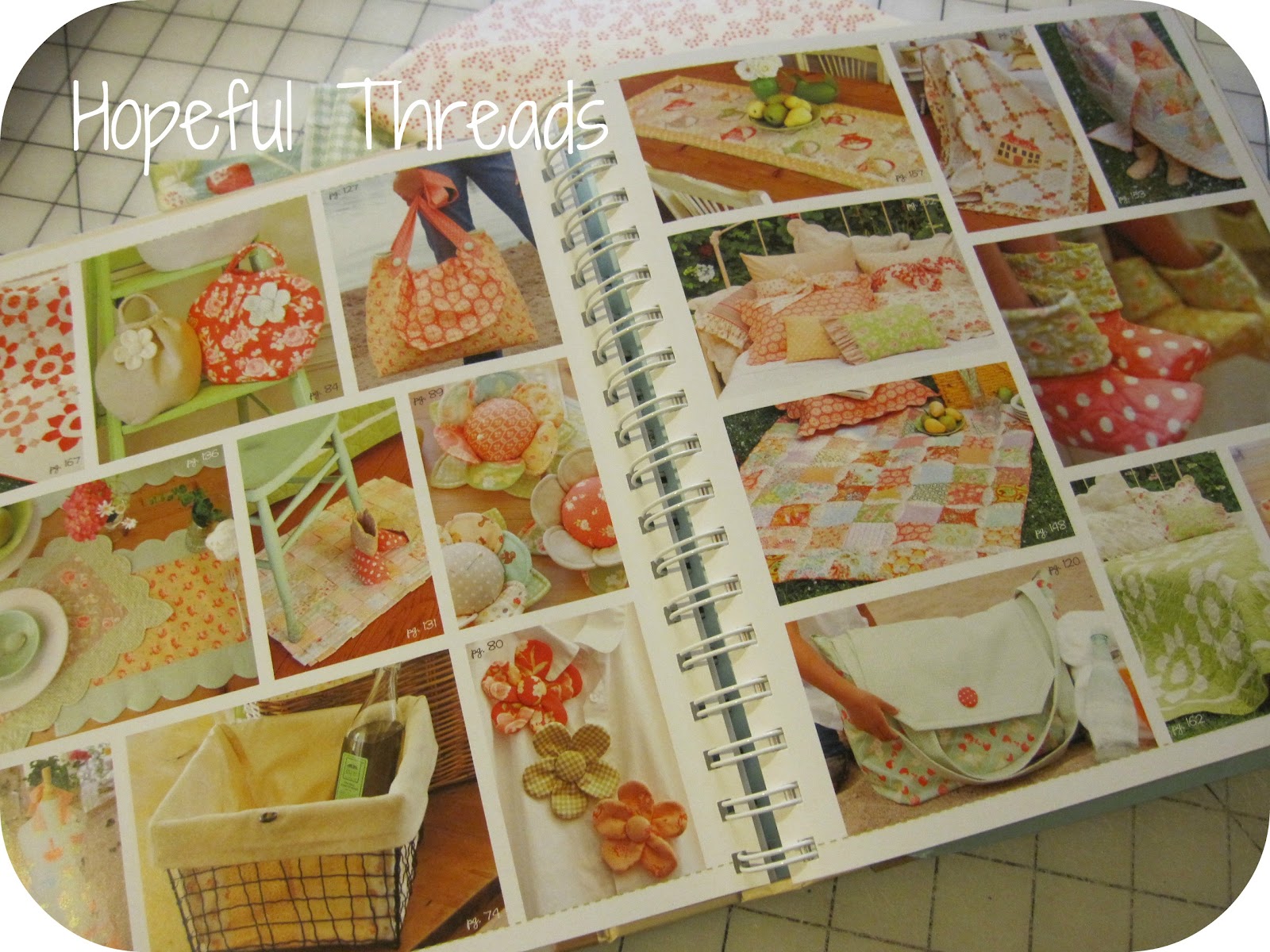 Hopeful Threads Book/Pattern Review With Fabric & Thread by Joanna