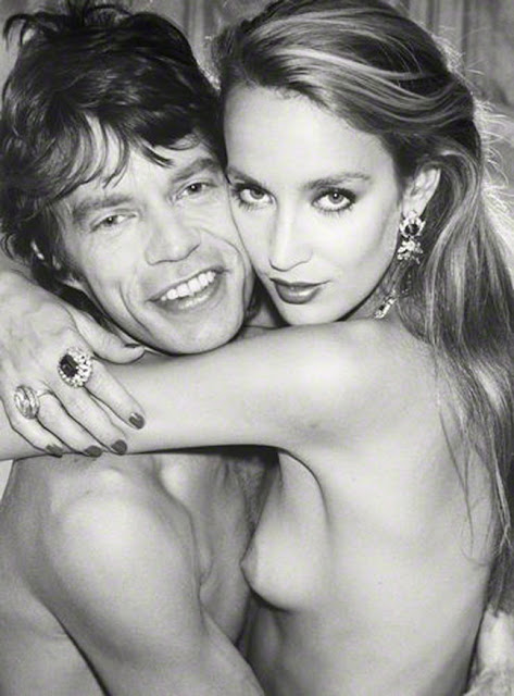 Mick Jagger e Jerry Hall 1981