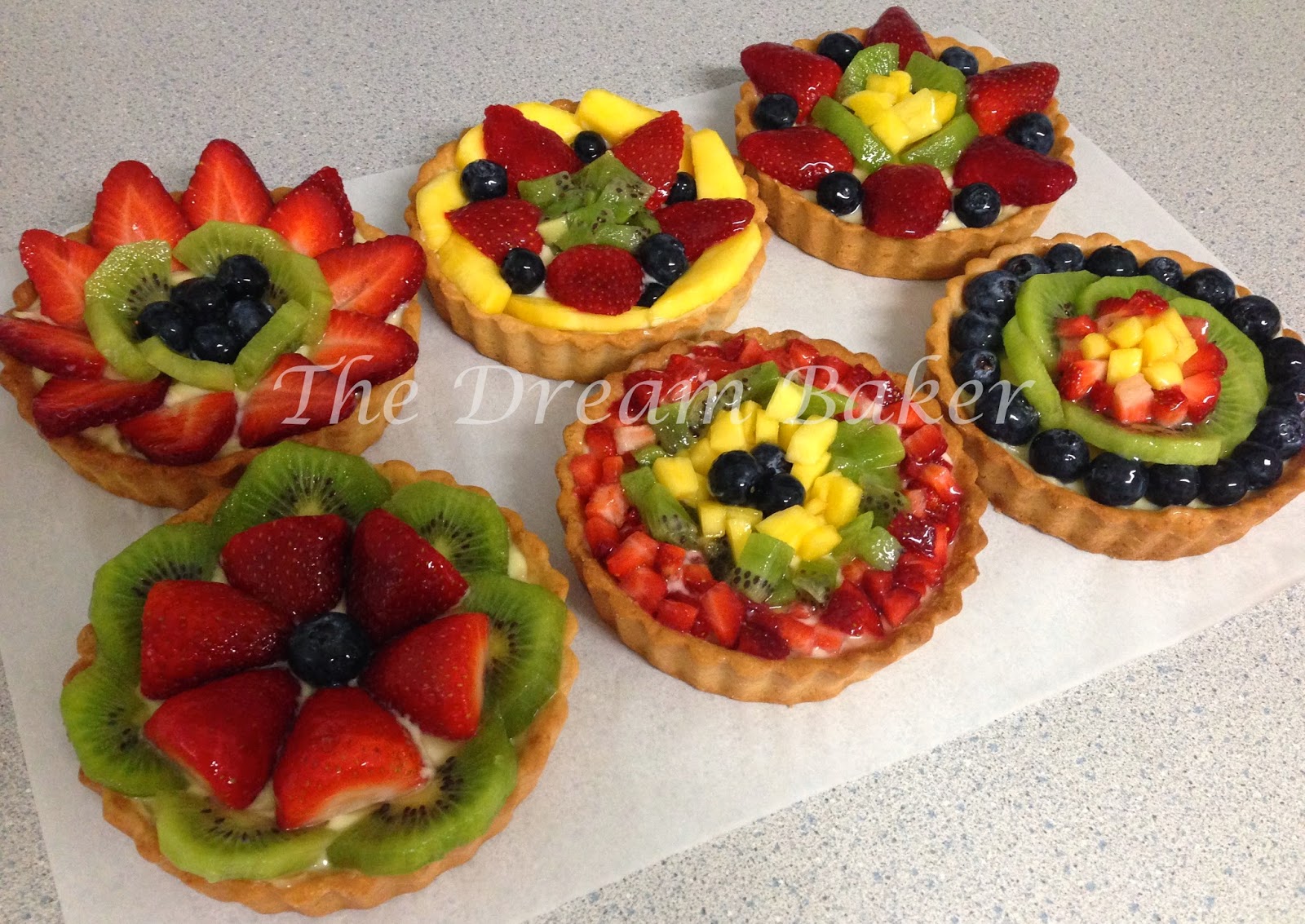 The Dream Baker... Glazed Fruit Tarts