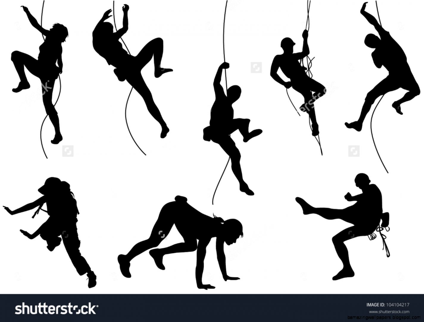 Mountain Climber Set Stock Vector Illustration 104104217 Mountain Climber Set Stock Vector Illustration 104104217