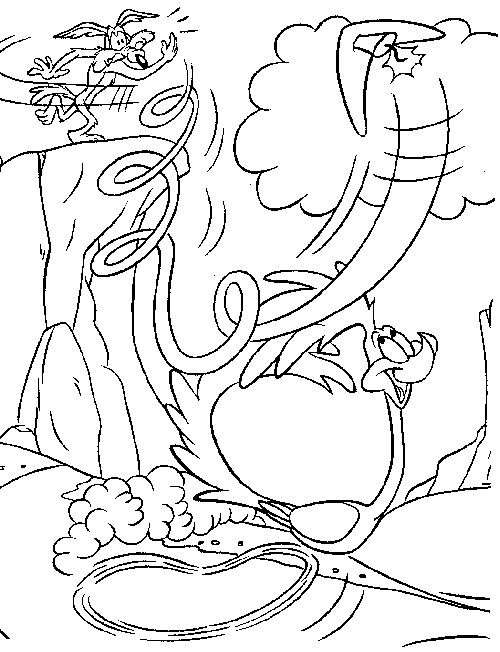 Onerso Coloring Pages Road Runner Coloring Pages Looney Tunes
