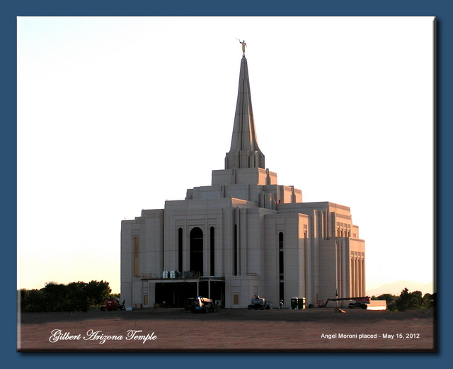 Gilbert LDS Temple More Moroni