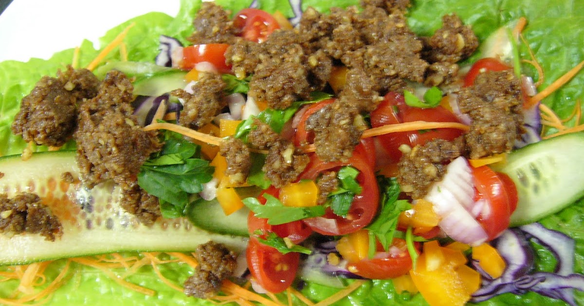 Tebasiles Kitchen: Raw Vegan Walnut Taco "Meat"
