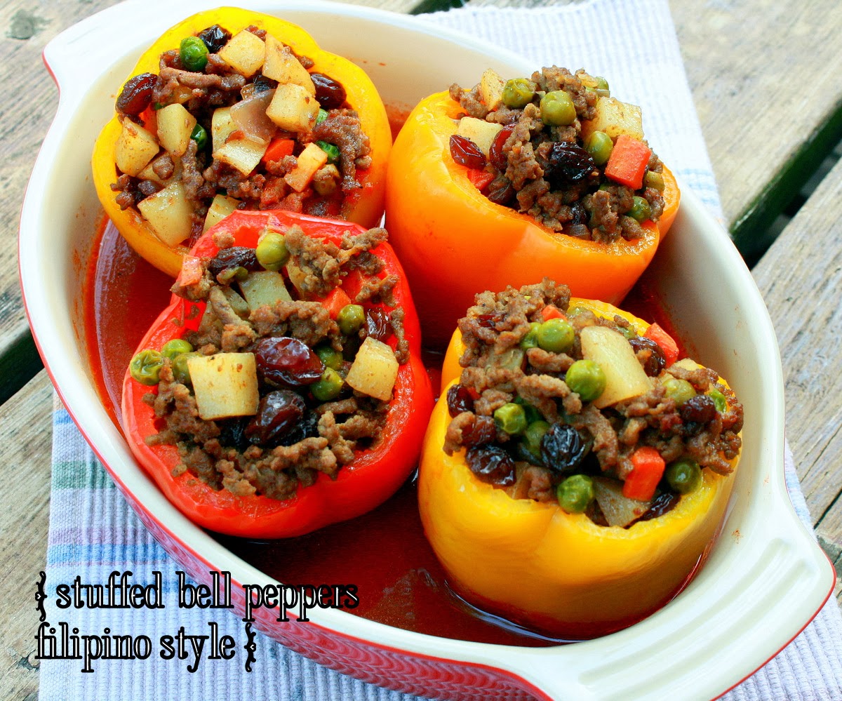 Stuffed Bell Peppers (Pinoy Style) Manila Spoon